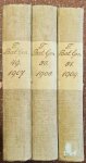 Hinloopen Labberton, D. van (red).; met bijdragen van J.P. Moquette e.v.a. - Tijdschrift voor Indische Taal-, Land- en Volkenkunde Deel XLIX, L, LI (3 banden)