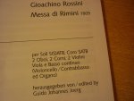Rossini; Gioachino (1792–1868) - Messa di Rimini 1809; Klavierauszug / Voval score; (redactie: Guido Johannes Joerg)