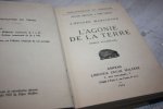 Joncquel, Octave & Varlet, Theo - L EPOPEE MARTIENNE / L AGONIE DE LA TERRE / roman planetaire