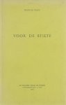 de Wilde, Frans - Voor de Stilte (gesigneerd)