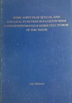 Nijman, J.M. - Some aspects of sexual and gonadal function in patients with a nonseminomatous germ-cell tumor of the testis