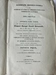Mijer, Petrus, uit Batavia - Dissertatio historico-politica de commercio et internae administrationis [...] in India orientali. Amsterdam A. Zweesaardt 1832