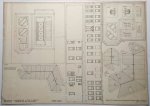 HULST, BERT VAN, - Paper model of 'Huize "Bosch & Vaart"'