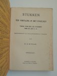 Maar, H. G. de - Stukken ter vertaling in het Engelsch vooral voor hen, die studeeren voor de akte L.O.