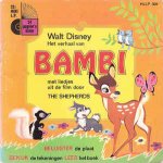 Walt Disney - Het Verhaal Van Bambi. 7" single met leesboekje