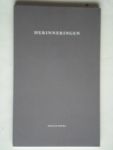 Diepenhorst, P.A., redactie J.de Bruijn & R.E.van der Woude - Herinneringen