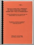 T H von der Dunk - Hij kan zeer wel spreeken en weet goed sijn agting onder sijn volk te behouden' : Cornelis Redelykheid en de selectie van een stadsarchitect voor Zwolle in 1777