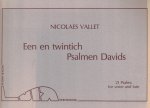 Vallet, Nicolaes - Vallet, Nicolaes-Een en twintich Psalmen Davids