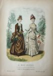  - La mode illustrée Originele litho Toilettes de Mme Coussinet