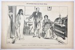 Braakensiek, Johan (1858-1940) - [Original lithograph/lithografie by Johan Braakensiek] De Lawa-Spoorweg in de Tweede Kamer, 17 Mei 1903, 1 pp.