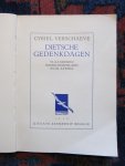 Verschaeve, Cyriel - DIETSCHE GEDENKDAGEN Vlaanderen - Noord-Nederland - Zuid-Afrika