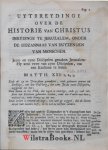 Janzonius [Janssonius, Jansonius], Johan [Johannes] - Fasciculus myrrhae, of Bondelke van welriekende myrrhe, om de geest van een Christen te verlustigen, bestaande in een verhandeling over de inhalinge, of inrydinge van den Zaligmaker te Jerusalem, .. / Johannes Janzonius , 1737, hoofdwerk is 59...