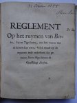 N.n.. - Reglement op de manier van Procedeeren in de Graafschap Zutphen, waar na de Gerigten, Litiganten Bediendens en alle die het aangaat, zig in het toekomende hebben te reguleeren. (1) (Convoluut met nog 6 titels.)