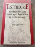 Sijtsma, K. - Testtheorie / inleiding in de theorie van de psychologische test en zijn toepassingen