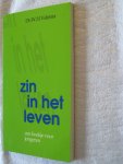 Velema, Dr. W.H. - Zin in het leven / een boekje voor jongeren Velema, Dr. W.H. - Zin in het leven / een boekje voor jongeren