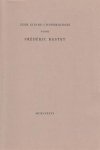 (SUB SIGNO LIBELLI). R. BREUGELMANS en Harry G.M. PRICK - Zeer kleine Couperologie voor Frédéric Bastet.