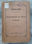 Anoniem - Catalogue de la Bibliothèque du Sénat de Belgique