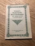 E. Vrieze - Vrieze’s Nederlands Woordenboekje