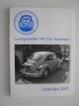 Redactie - Luchtgekoelde VW Club Nederland  LEDENLIJST 2007