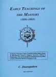 Jinarajadasa, C. - Early Teachings of the Masters 1881-1883