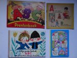 Slegers, Guusje, n.n., Karel Jonckheere & Karoly Reich & n.n.. - ABC Babbelboek/ Zonder titel/ Mijn gouden leesboek ABC/ ABC Prentenboek. 4 ABC-boekjes.