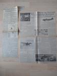 diverse auteurs - Krantenknipsels luchtvaart 1909 -1939, zie meer info, uniek materiaal