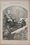 Braakensiek, Johan (1858-1940) - [Original lithograph/lithografie by Johan Braakensiek] Bij het lijk van President Carnot, 1 Juli 1894, 1 pp.