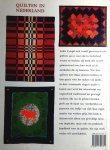 Diemer , Vytopil . [ isbn 9789021320755 ] 1217 - Quilten in Nederland . ( Werk en Methoden. ) De schrijfster stelt in dit boek twaalf quilters, waaronder zichzelf, aan de lezer voor. Ieder deel omvat een zeer korte inleiding (achtergronden, opleidingen e.d.), een letterlijke (?) weergave van het -