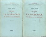 Lecler, Joseph - Histoire de la tolérance au siècle de la réforme (2 volumes)