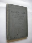 Bont, A.L.de - Schoolatlas der Algemeene en Vaderlandsche geschiedenis (ook voor het Handelsonderwijs). In ruim 150 kaarten en bijkaartjes + bijlage Leiddraad (geniet, 12pp.)