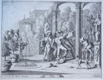 Voet, Alexander II (c. 1635-after 1695) after Wael, Cornelis de (1592-1667) - Four antique etchings/etsen | The four seasons (complete set)/De vier seizoenen, published before 1695, 4 pp.
