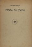 Boeken, Hein. - Proza en poëzie van Hein Boeken (Dr. H.J. Boeken) 1861-1933.