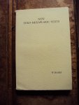 Baars, W. - New Syro-Hexaplaric Texts
