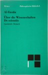 Al-Farabi - Über die Wissenschaften / De scientiis Lateinisch-Deutsch