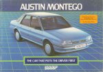 Austin Rover - Austin Montego 1984 UK Market Launch Foldout Sales Brochure, geniete softcover, goede staat