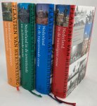 Blockmans, Wim, Herman Pleij, Maarten Prak, Jan Bank & Marita Mathijsen, Wim van den Doel, red., - Plaatsen van herinnering: Nederland van Prehistorie tot de Beeldenstorm; Nederland in de zeventiende en achttiende eeuw; Nederland in de negentiende eeuw; Nederland in de twintigste eeuw. [Hardcovers, 4 delen, complete set]