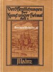  - Veröffentlichungen Der Kunst unsrer Heimat Heft 1