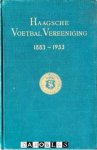 jhr. V.P.A. Beelaerts van Blokland, .C. A Bolger, J.A. Schill - Haagsche Voetbal Vereeniging 1883 - 1933