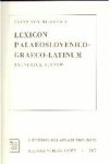 Miklosich, Franz von. - Lexicon Palaeoslovenico-Graeco-Latinum emendatum auctum.