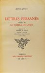 MONTESQUIEU, C.L. DE SECONDAT - Lettres persanes suivies de Le temple de Gnide. Préface de P. Audiat. Annotée par J. Varloot. Édition illustrée.