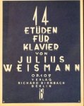 Weismann, Julius: - 14 Etüden für Klavier. Op. 109. Revid. von Franzpeter Goebels