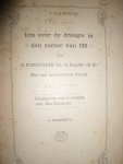 Korstanje, D. Sz te Kapelle - Iets over de droogte in den zoomer van 1911