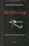 Joachim Sartorius, Hugo Claus - De tafel is leeg Een keuze uit de gedichten. Vertaling Hugo Claus.
