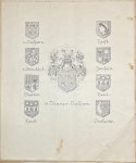 Regt, W. M. C. - Heraldry, 1900, Oudshoorn | De Hervormde Kerk te Oudshoorn uit heraldisch oogpunt bezien door W. M. C. Regt. Genealogisch en heraldisch archief, Rijswijk bij 's-Gravenhage, 1900, 19+14pp.