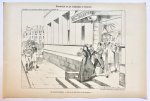 Braakensiek, Johan (1858-1940) - [Original lithograph/lithografie by Johan Braakensiek] Frankrijk na de uitspraak te Rennes, 17 September 1899, 1 pp.