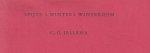 JELLEMA, C.O. - Spijts 's winters winterdom. Een essay over Eduard Mörike en een vertaling van Auf eine Christblume.