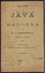 DORNSEIFFEN, I. - Kaart van Java en Madoera - Schaal 1 : 950.000. DORNSEIFFEN, I. - Kaart van Java en Madoera - Schaal 1 : 950.000.
