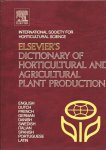The Ministry of Agriculture, N - Elsevier's Dictionary of Horticultural and Agricultural Plant Production