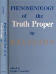Guerrière, Daniel. [Ed.] - Phenomenology of the Truth Proper to Religion