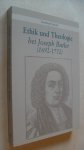 Ensink, B.W. - Ethik und Theologie bei Joseph Butler (1692-1752)